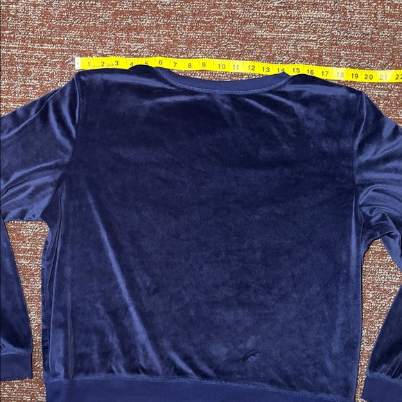 Honeydew velour crewneck royal purple super soft long sleeve crew neck XXL - Picture 9 of 11